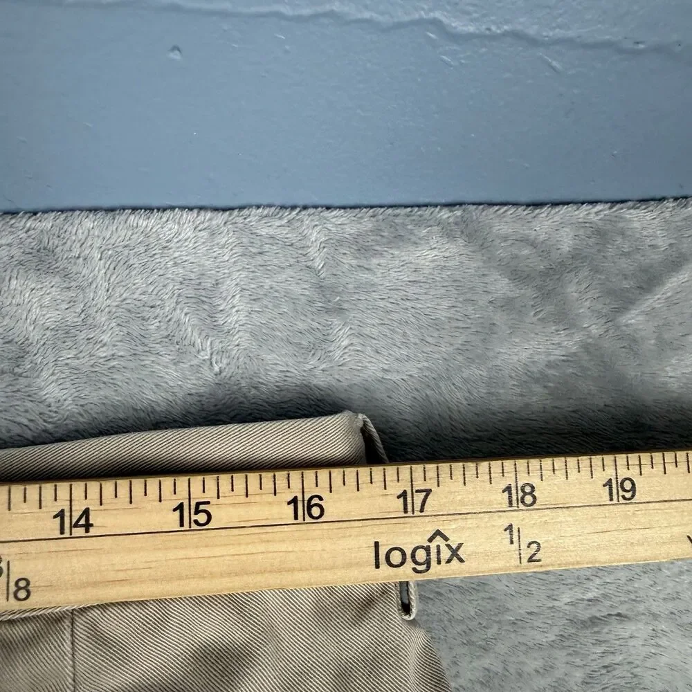 Vintage Polo Ralph Lauren Andrew Pant Mens 35x32 Double Pleated Chino Preppy